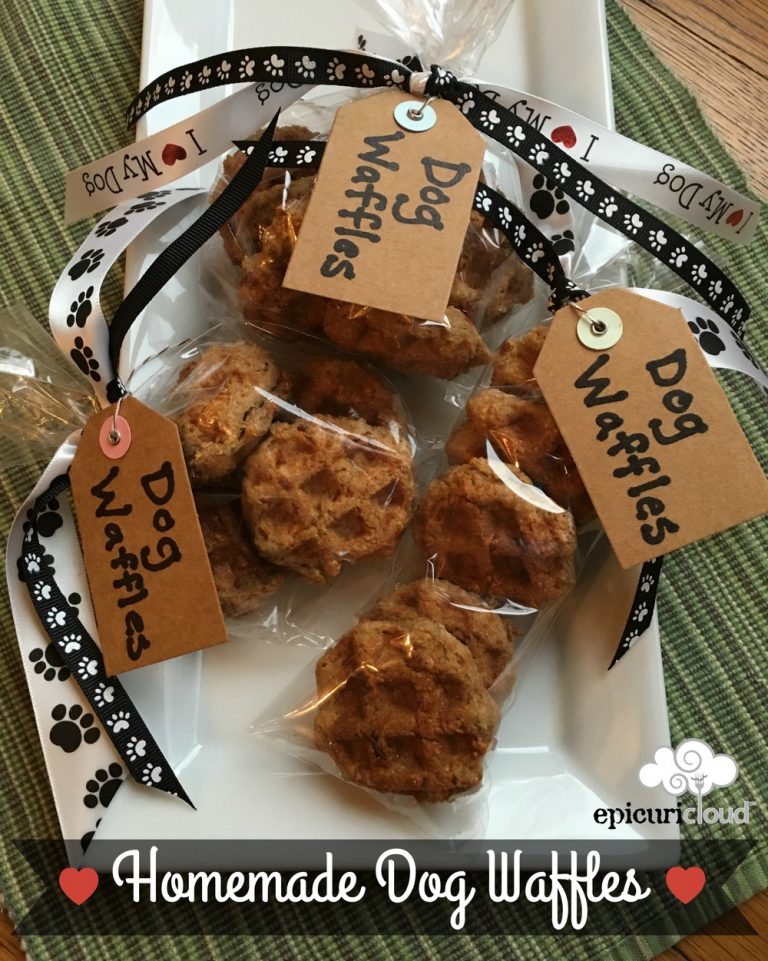 Homemade Dog Waffles - "Woofles" | epicuricloud (Tina Verrelli)