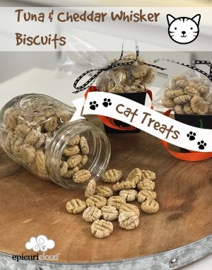 Tuna and Cheddar Whisker Biscuits - Homemade Cat Treats | epicuricloud ...