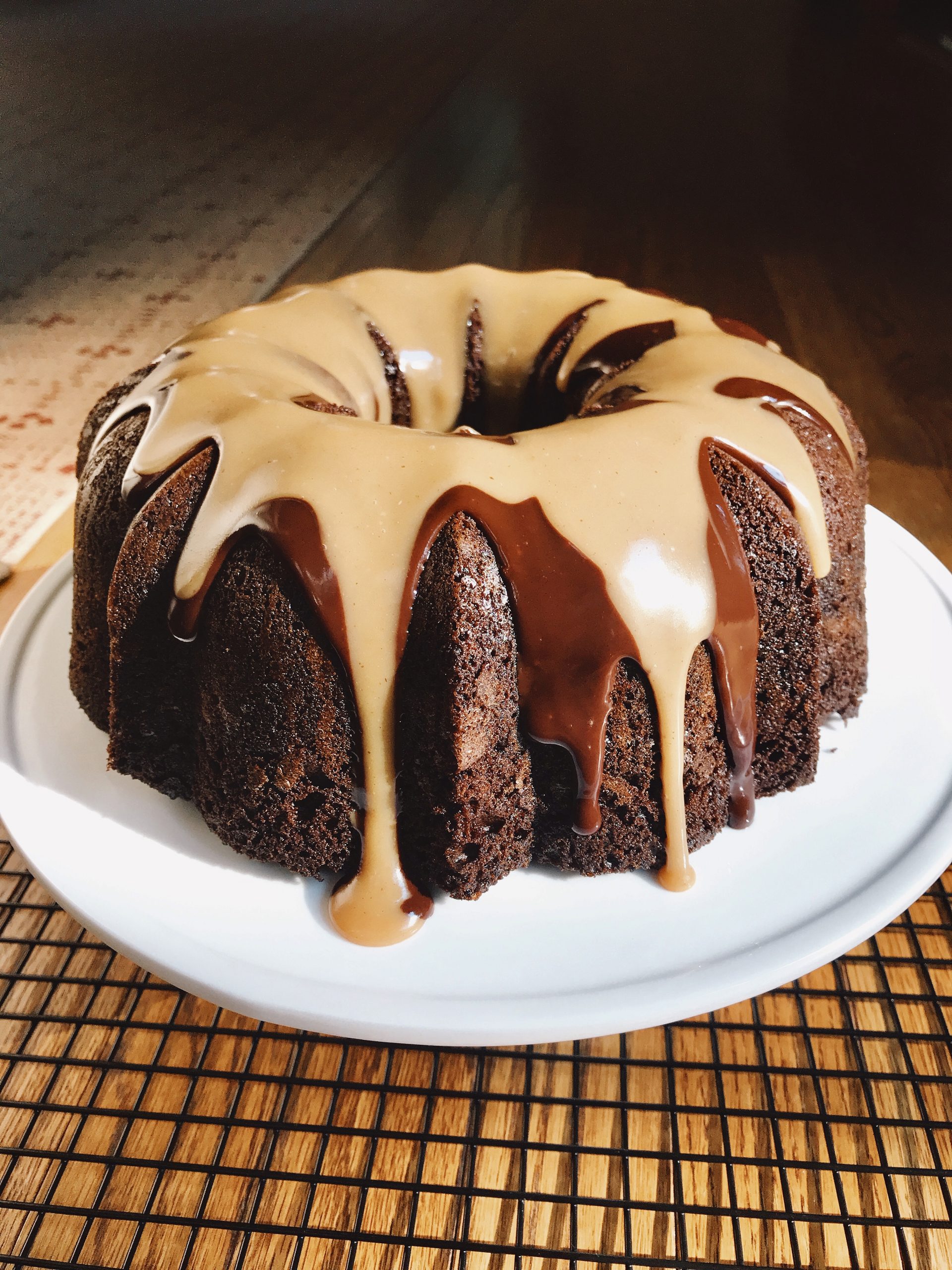Chocolate Bundt Cake With Peanut Butter Lava | New Gen Baker