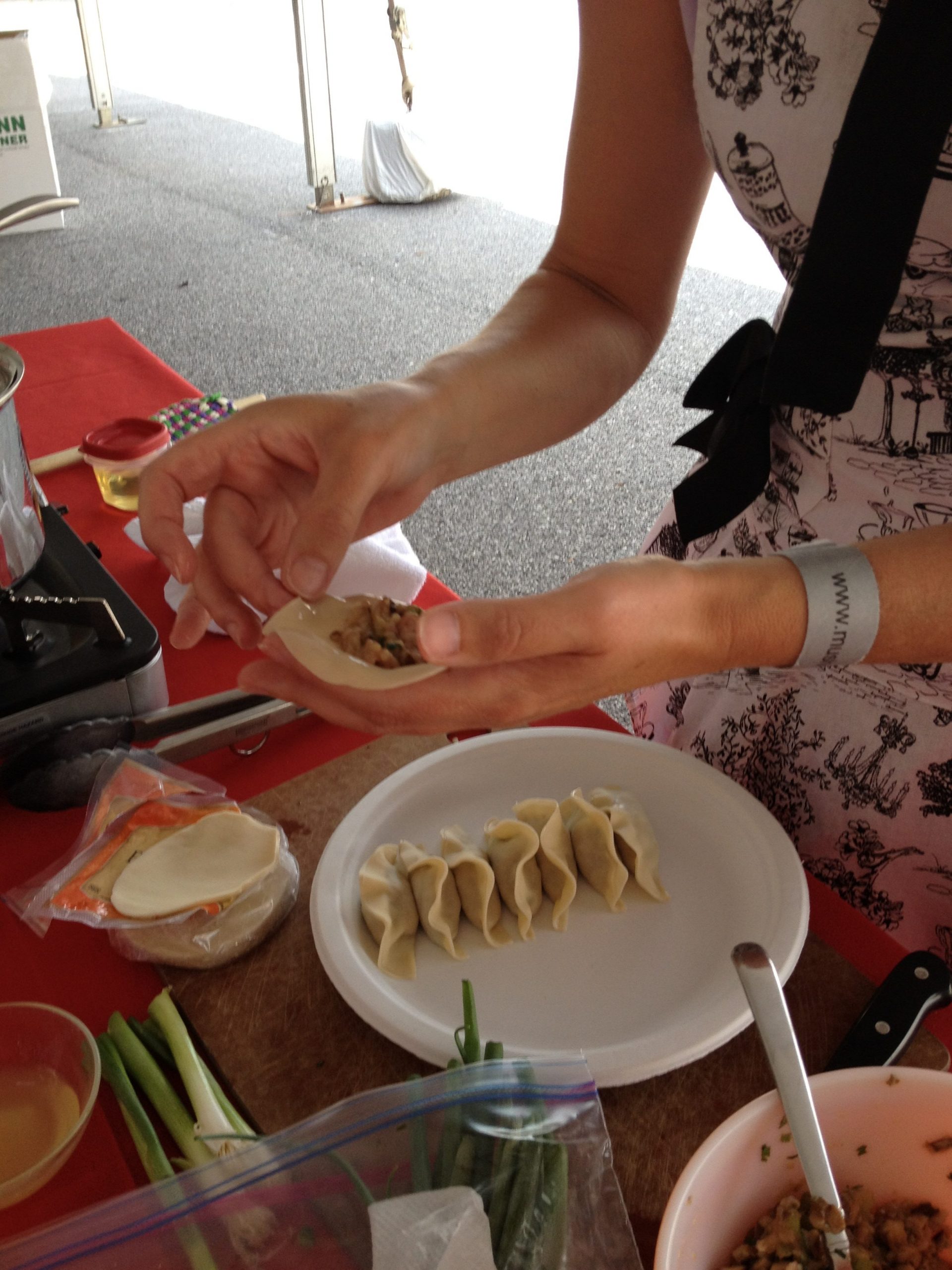 Shiitake, Ginger & Pork Pot Sticker Soup | epicuricloud (Tina Verrelli)