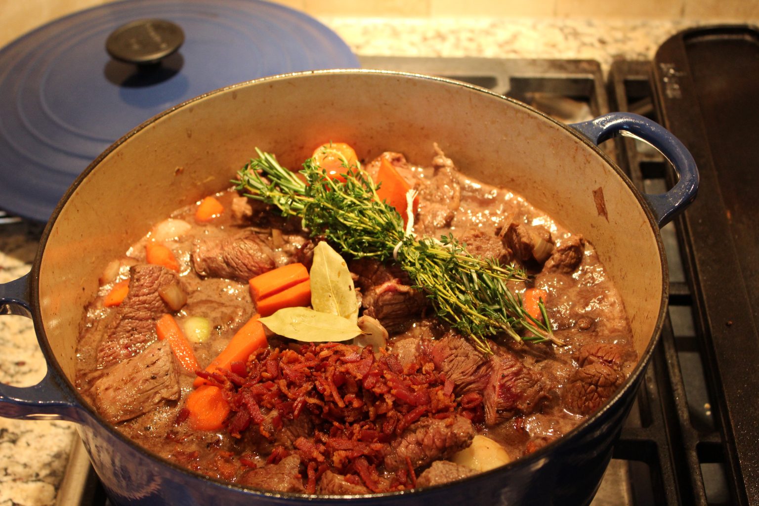 Beef Stew with Red Wine and Rosemary epicuricloud (Tina Verrelli)