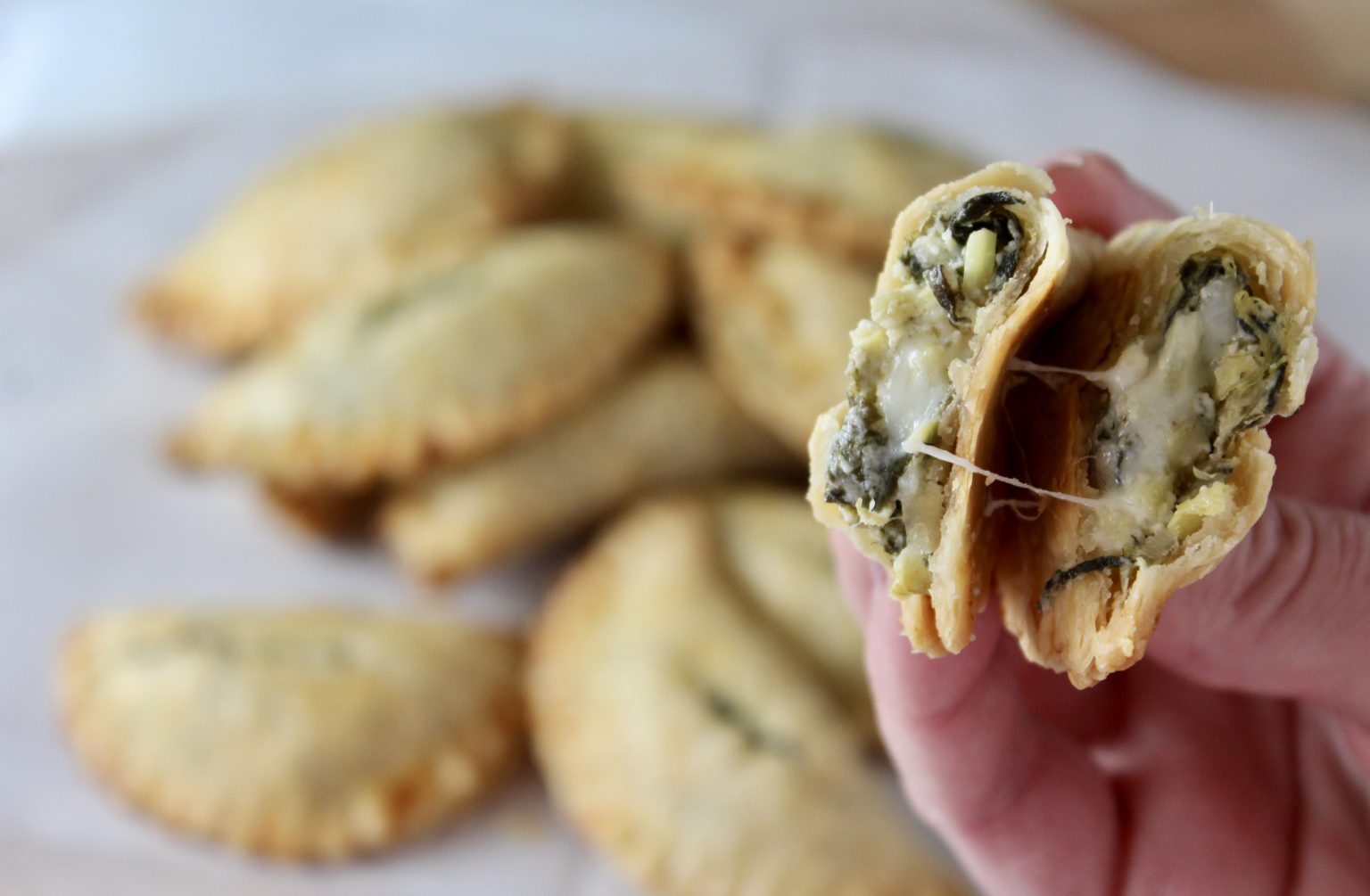 Mini Spinach and Artichoke Empanadas | epicuricloud (Tina Verrelli)