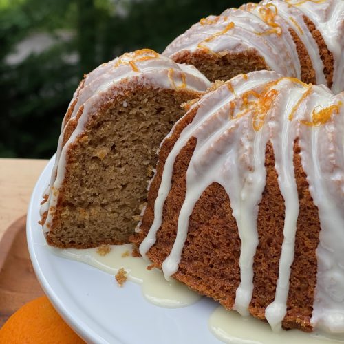 Orange spice cake with cream cheese frosting — My Best Friend Is Food