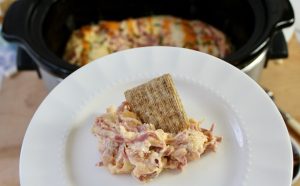 Easy Slow Cooker Reuben Dip (Shred With Mixer) | Epicuricloud (Tina ...